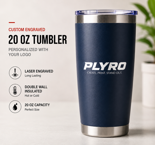 Custom Engraved 20oz Tumblers