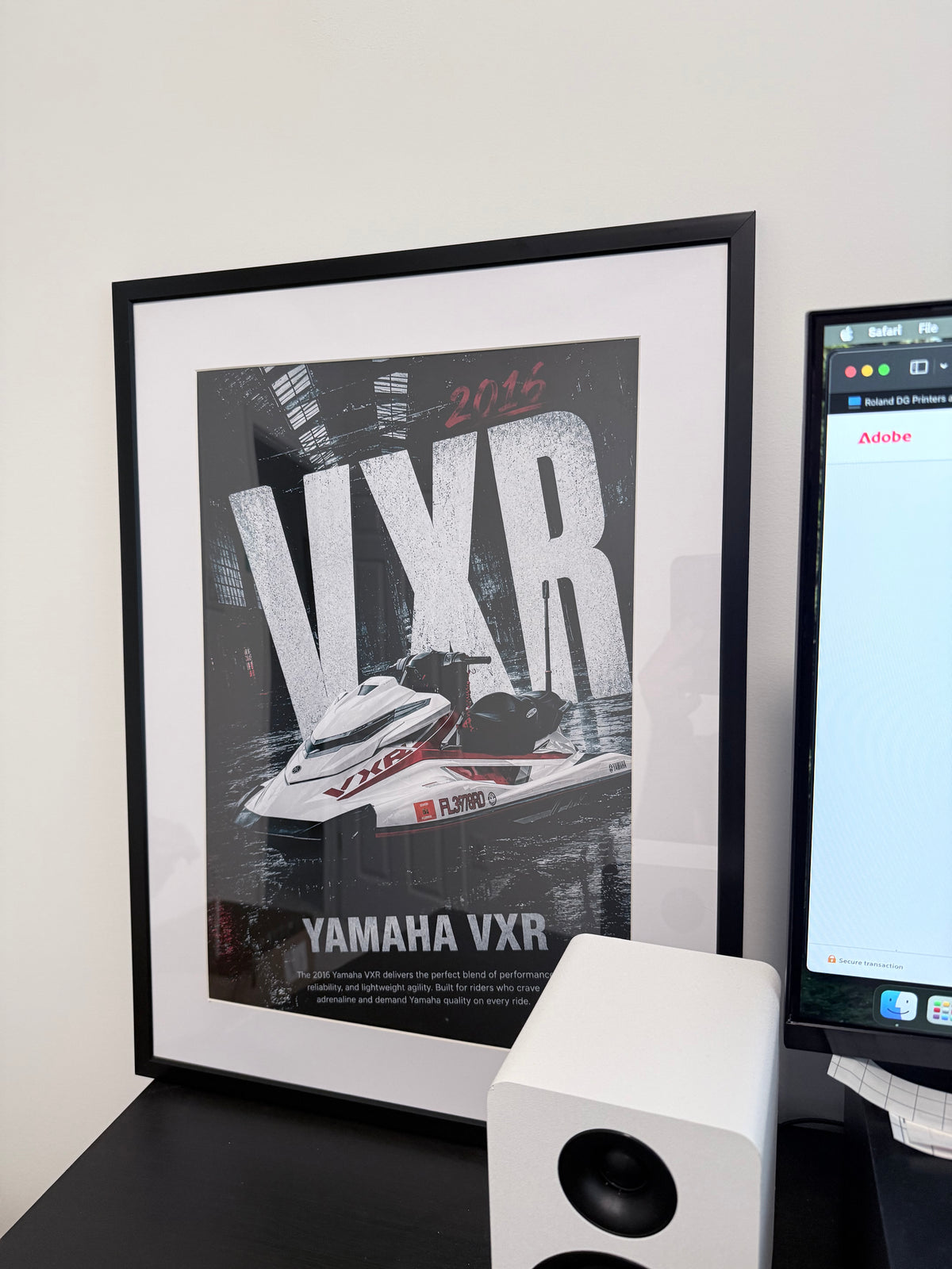 Yamaha VXR Framed Wall Art – Customizable