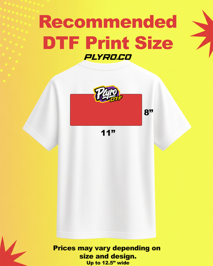 Custom DTF Transfers for T-Shirts | Ready-to-Press