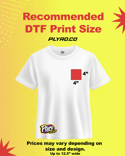 Custom DTF Transfers for T-Shirts | Ready-to-Press